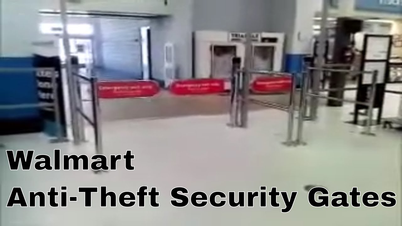 New Walmart Anti-theft gates