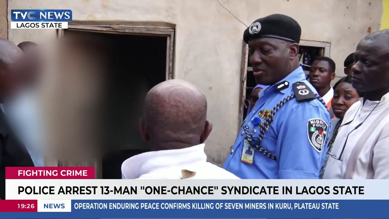 Police Arrest 13-Man 