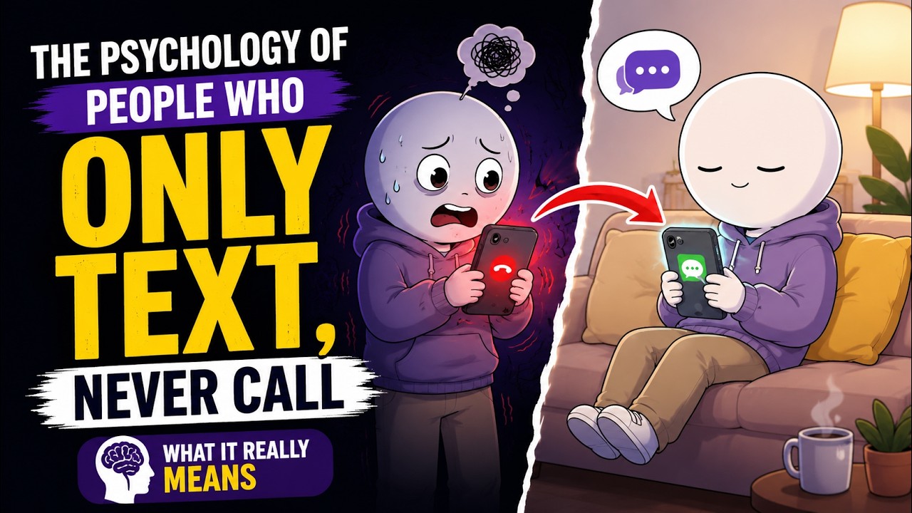 The Psychology of People Who Only Text, Never Call