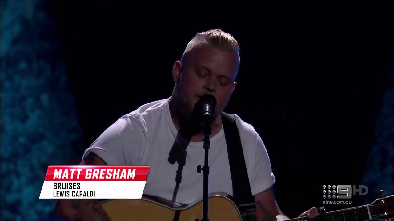 Matt Gresham - Bruises | The Voice Australia 9 (2020) | Blind Auditions