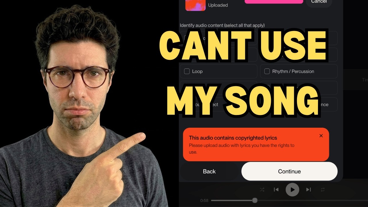 Suno AI Blocked Me From Using My Own Song