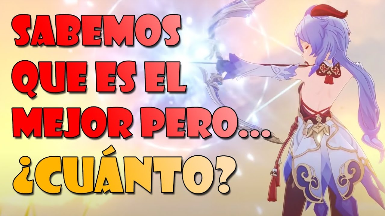 Ganyu a prueba con Arco de Amos 🏹 Arcos 4* 🏹 Pruebas REALES con da&ntilde;o puro y con reacci&oacute;n elemental