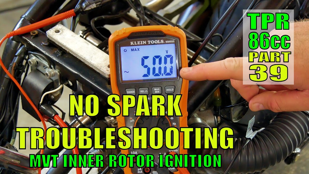 No Spark Troubleshooting The MVT Digital Direct DD06 Scooter Ignition System : TPR 86cc : Part 39