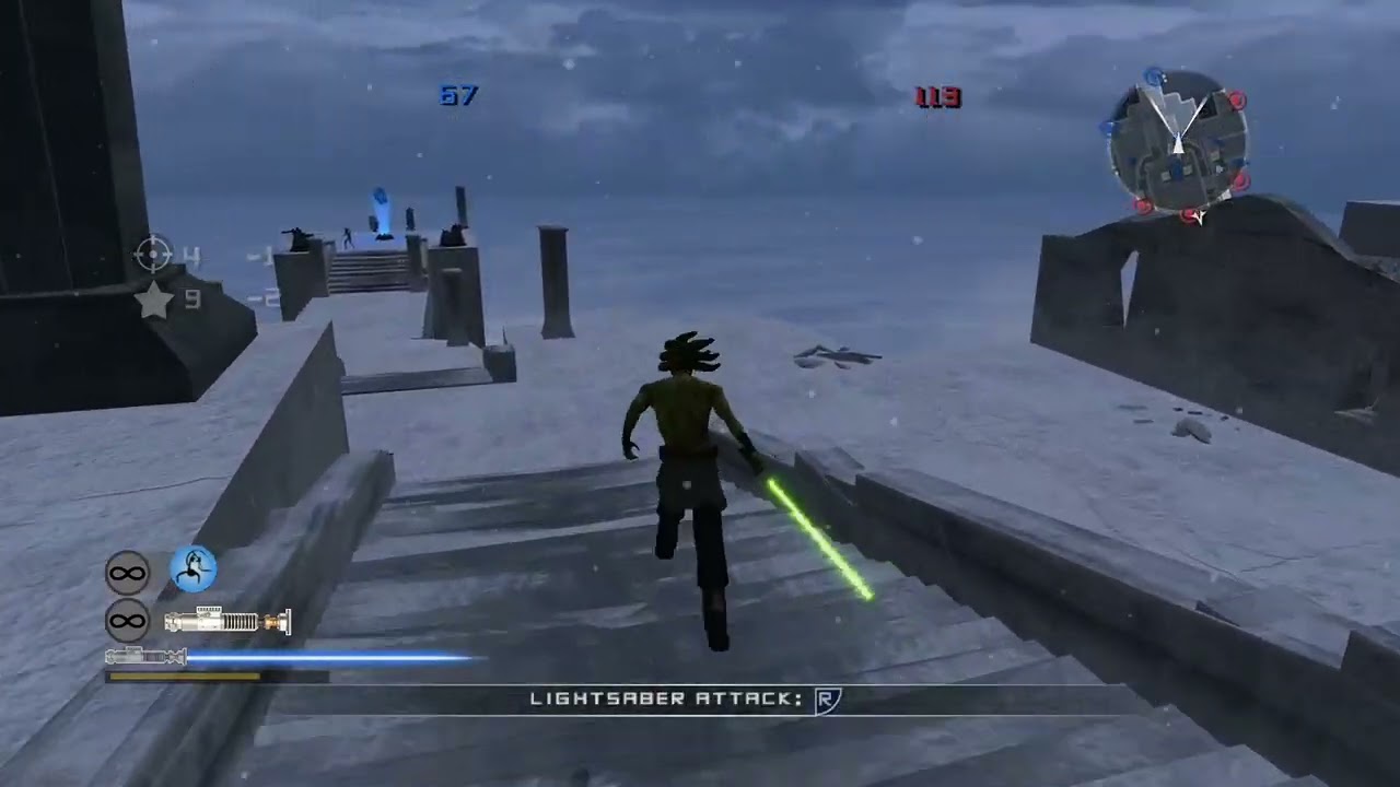 star wars battlefront 2 (2005) Rhen Var Citadel gameplay