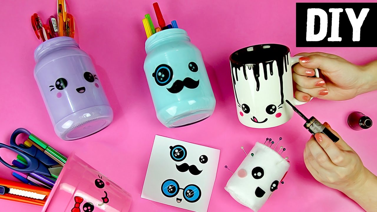10 DIYs SUPER FOFINHOS 😘💝 (Kawaii) Ft. Alessandra - Projeto DIY