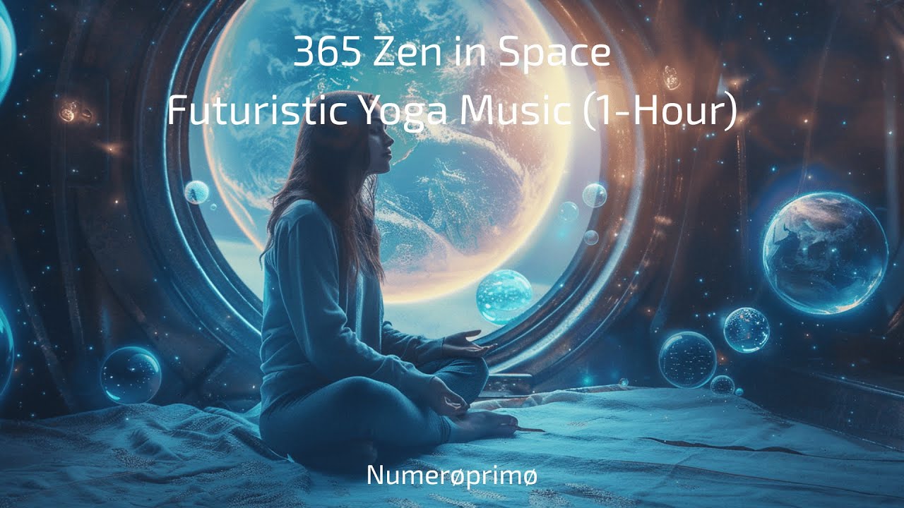365 Zen in Space 🌌 Futuristic Yoga Music (1-Hour)