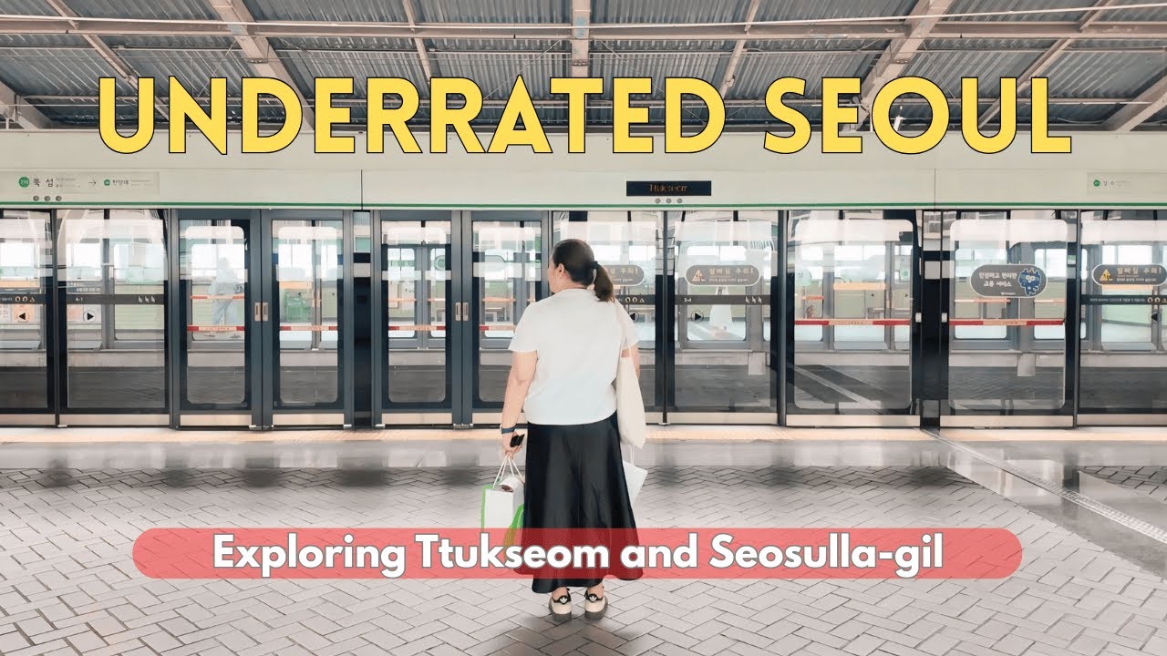 Seoul Travel Vlog | Seosulla-gil & Ttukseom Cafes, Local Eats & Hidden Gems | January Days