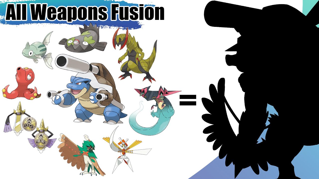 All Weapons Pokémon Fusion (Gen 1 - Gen 8)
