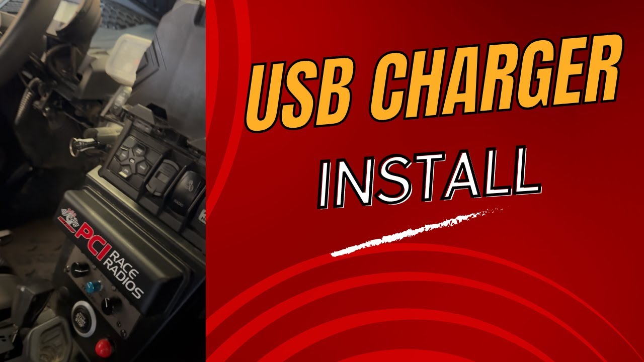 Can am USB port install