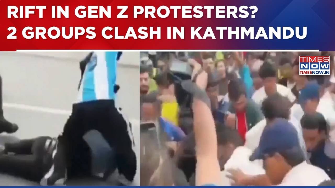 Nepal Unrest: Rift In Gen Z Protesters? Clashes Erupt Between Two Groups In Kathmandu| Breaking News