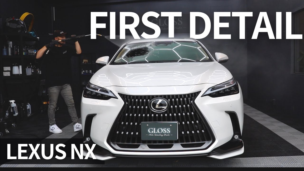 【納車前コーティング】きれいに見えてもザラザラの新型NXを徹底的に洗車してツヤツヤにしていきます｜DETAILING｜LEXUS｜LUMINUS COATING