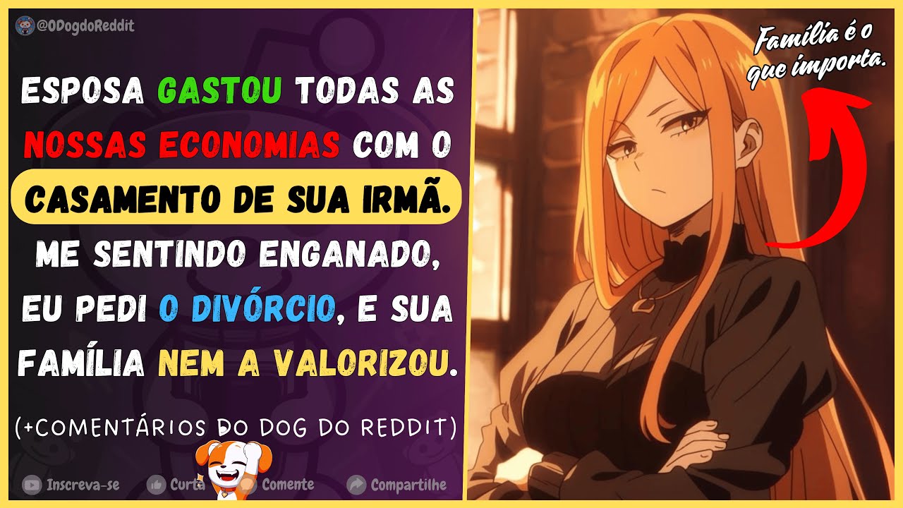 Esposa gastou todas as nossas economias com o casamento da sua irmã. Pedi o divórcio, e a família...