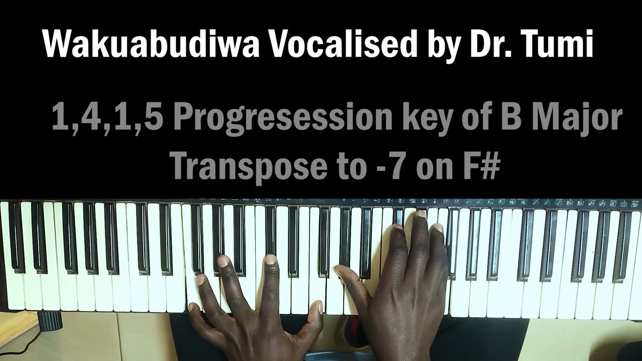 WAKUABUDIWA VOCALISED BY DR. TUMI ON PIANO
