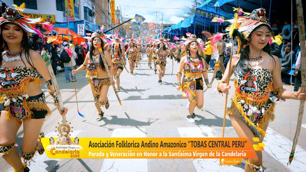 TOBAS CENTRAL PERU | Parada y Veneración en Honor a la Santísima Virgen de la Candelaria 2025