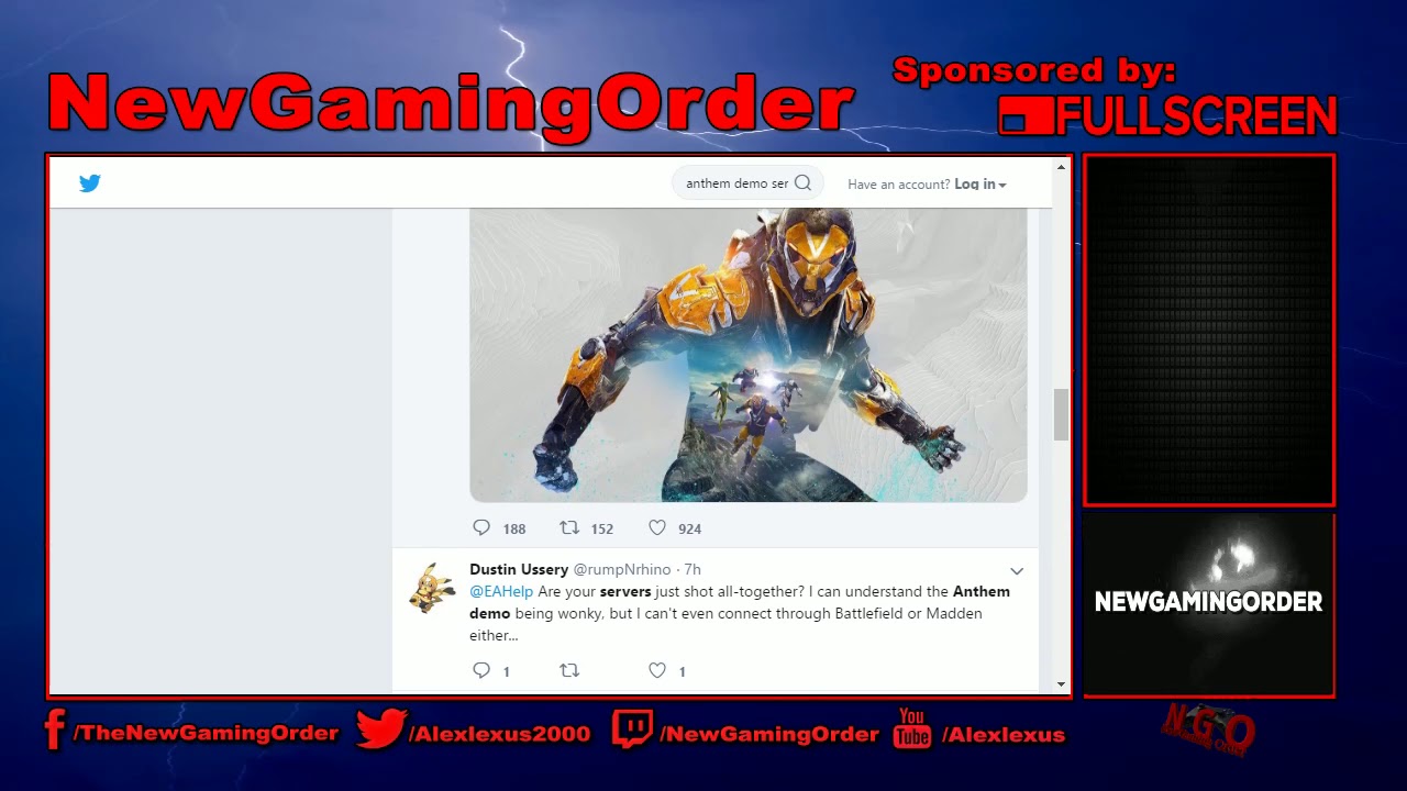 anthem demo not working
