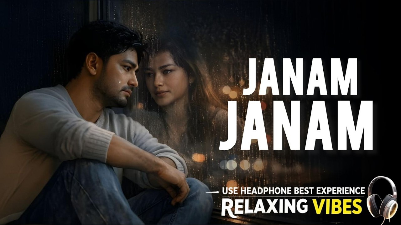 Janam Janam (Lyrics) - Arijit Singh | Relaxing Version | Hindi Sad Lo-Fi Song