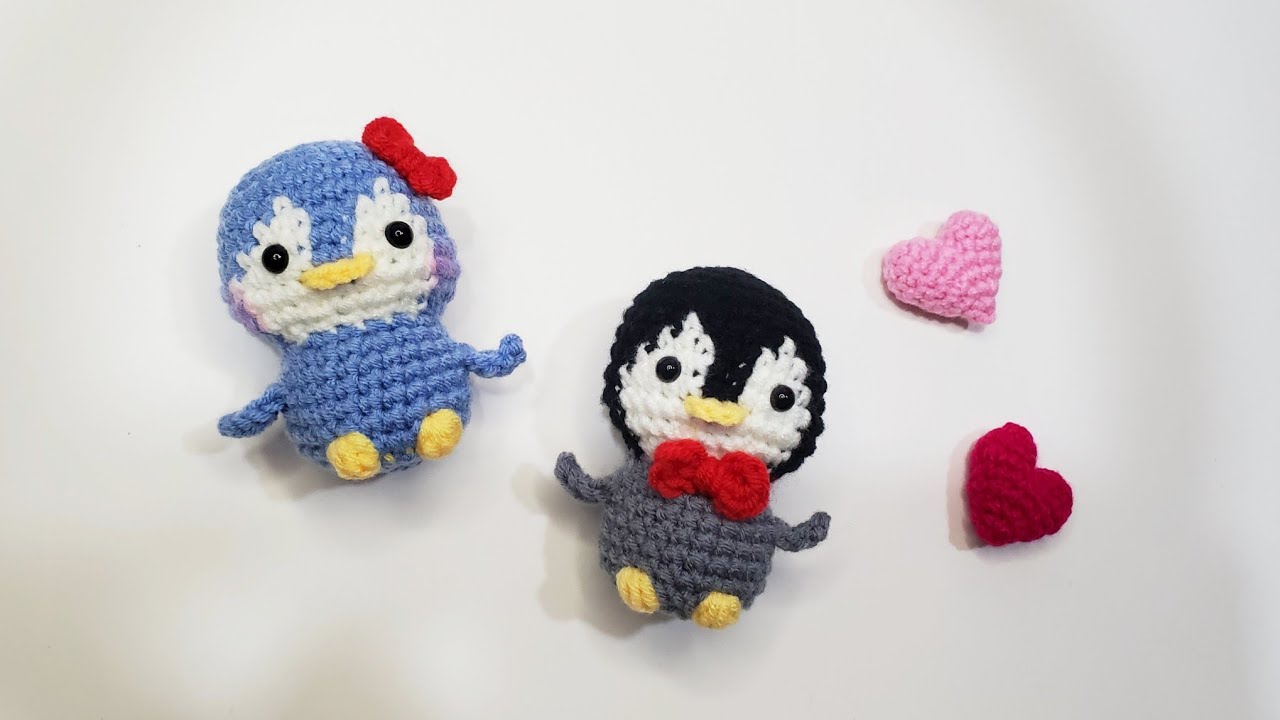 Pinguino amigurumi. Que tejer para San Valentin