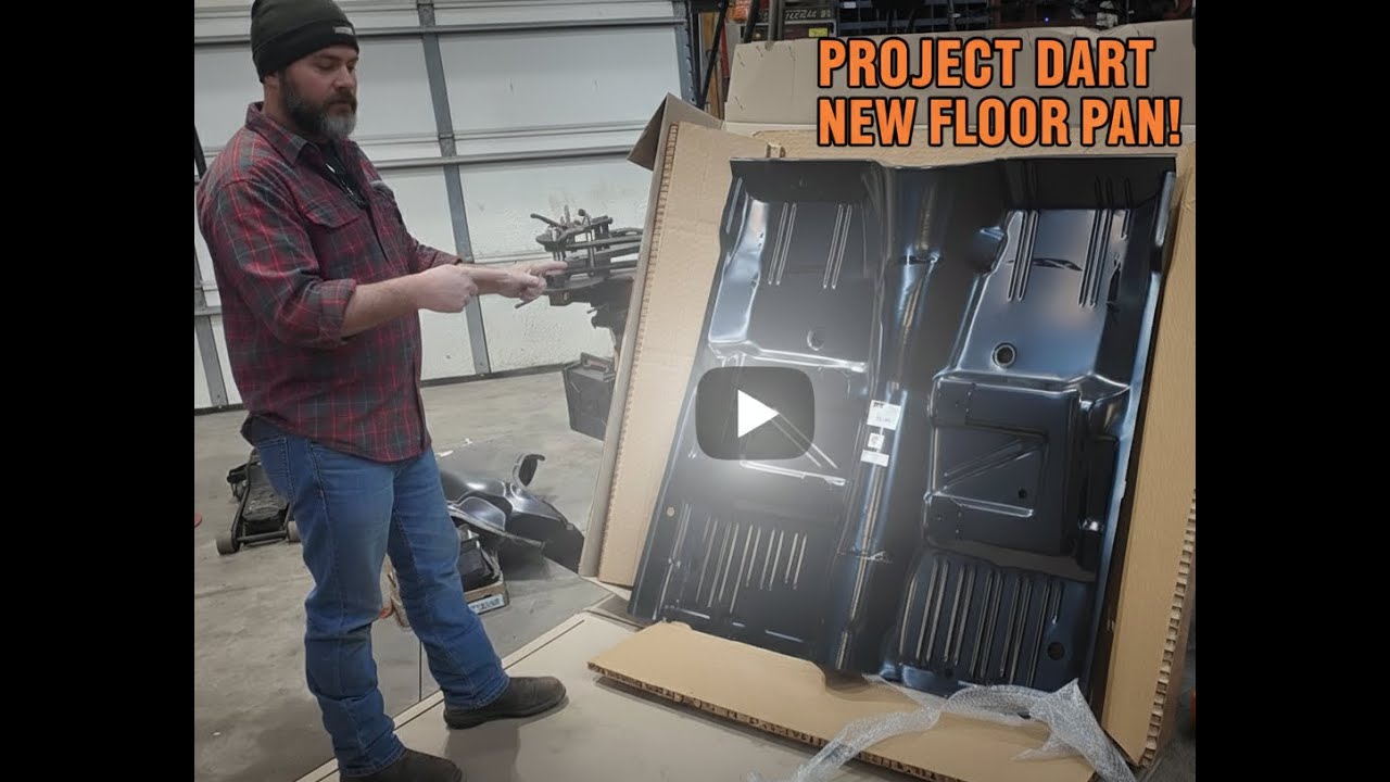 1968 Dodge Dart 383 GTS #6 - AMD Floor Pan Unbox & Inner Wheel House work