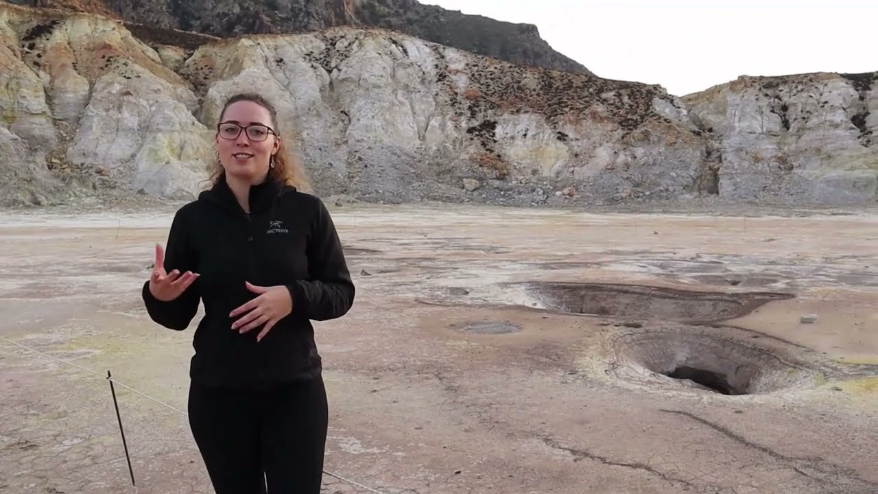 The  Active Hydrothermal Field of Nisyros Geopark - Stefanos Crater