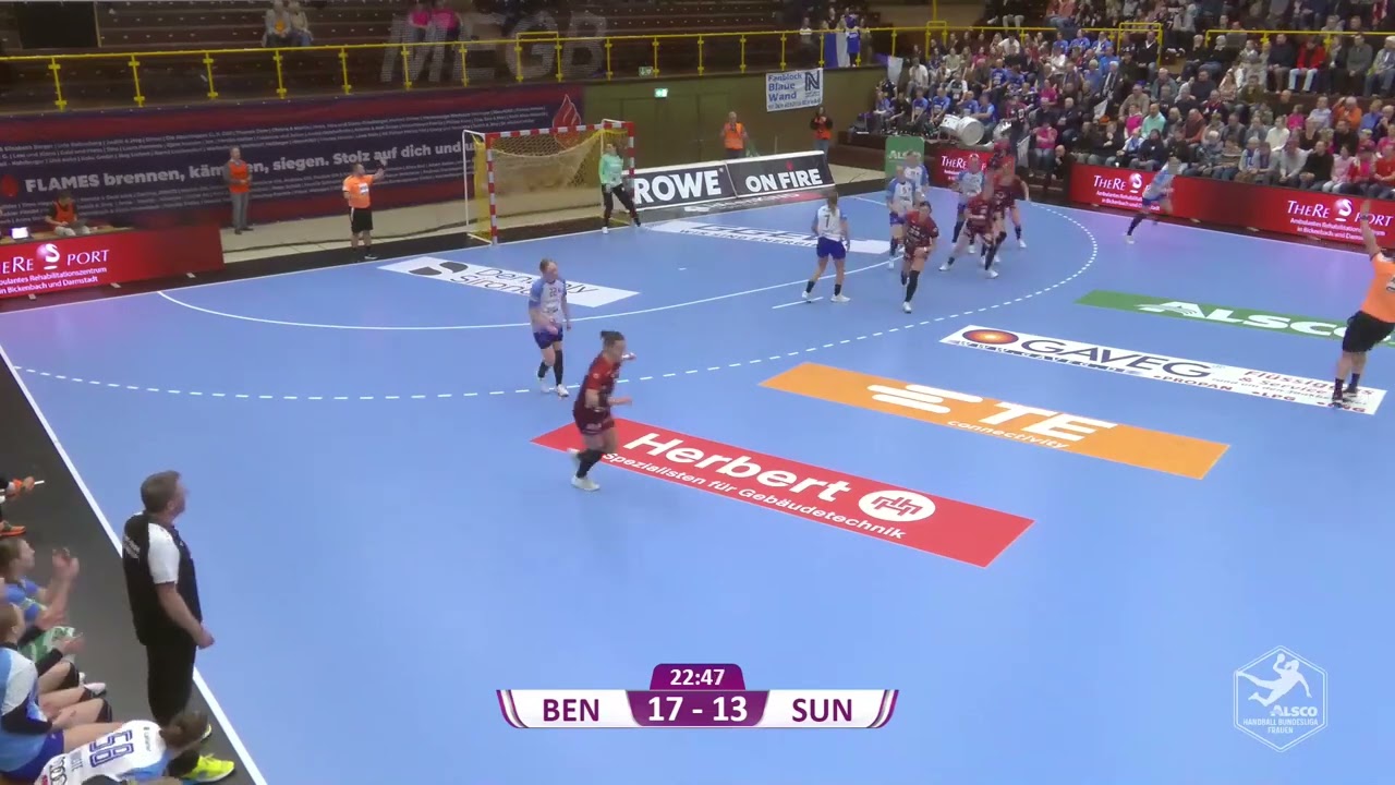 Nina Engel – Treffer-Highlights beim 39:31-Sieg der Flames gegen Neckarsulm!