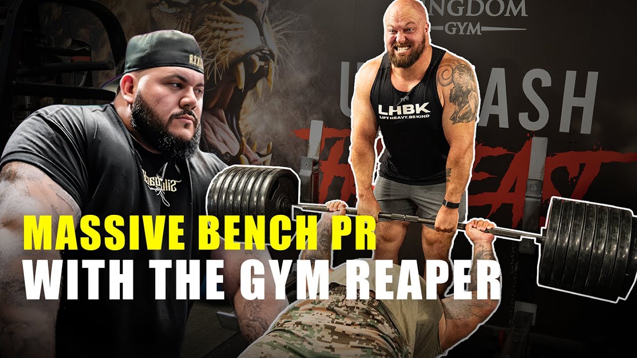 320KG BENCH PRESS with the GYM REAPER
