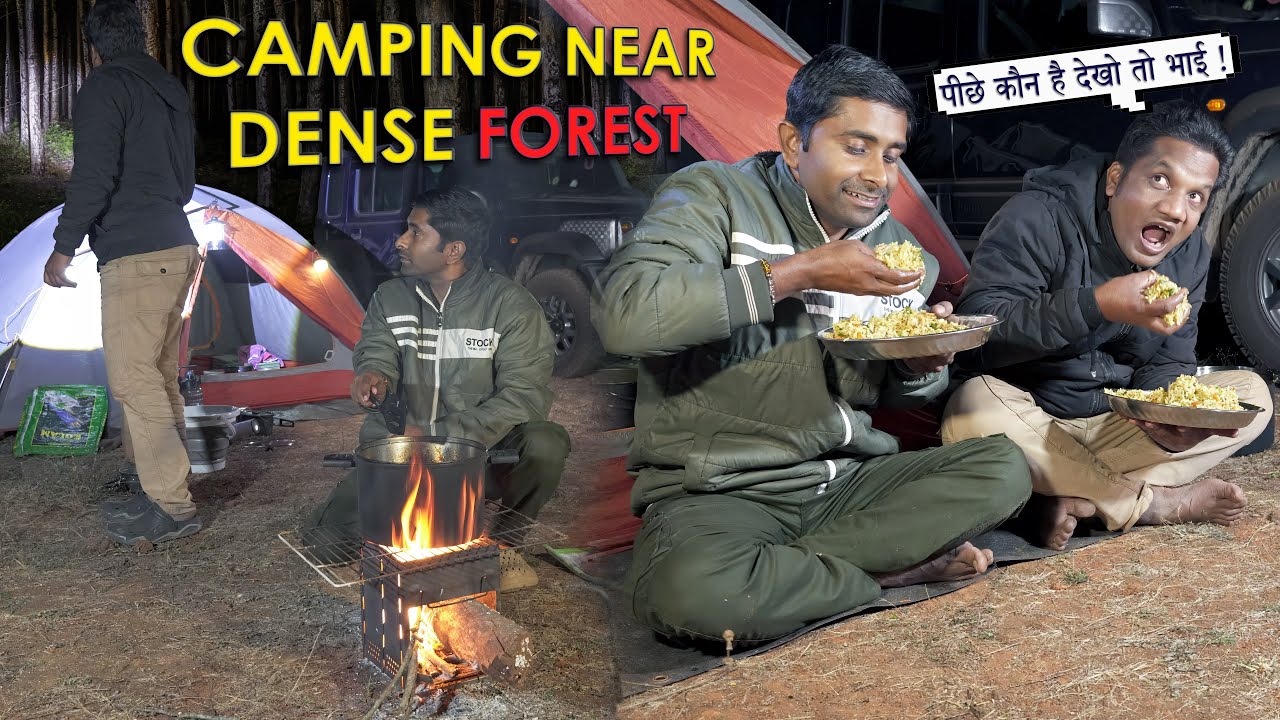 Cool Camping Near Dense Forest | Delicious Campfire Veg Cooking | Camping Videos | Indian Camping