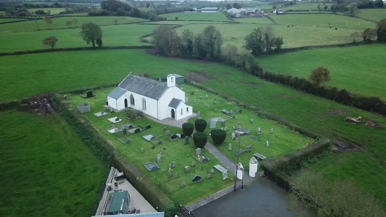 Old Duneane Church , Moneyglass , Toomebridge drone footage 2021