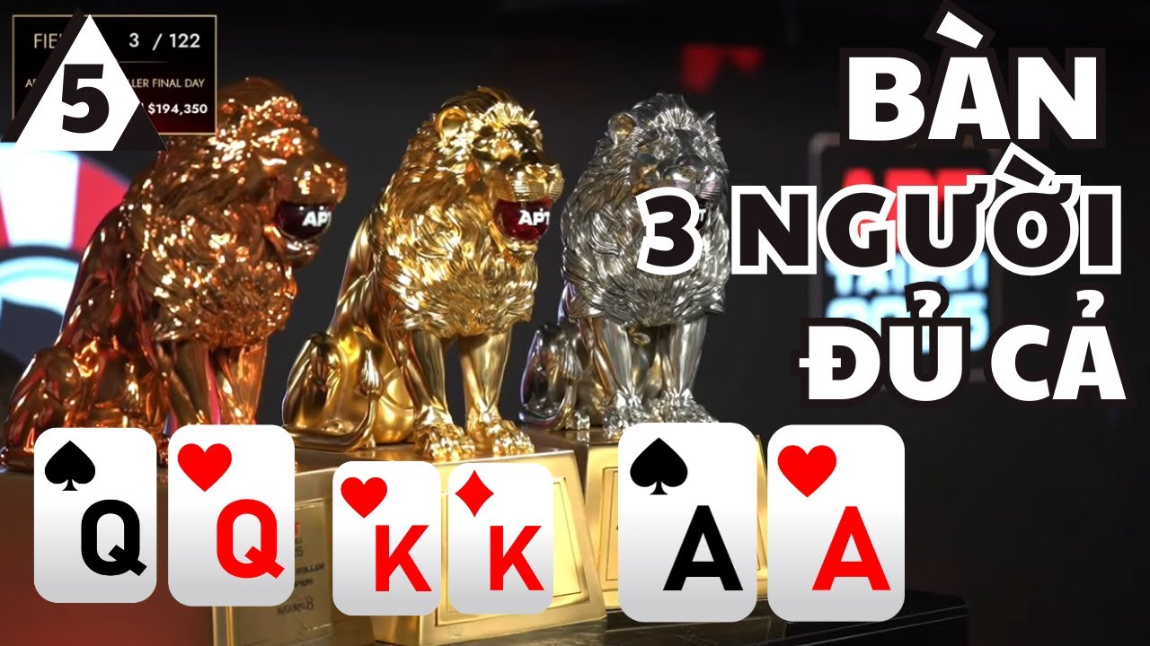 Phần 5 | Liên tục PREMIUM POCKET xuất hiện | BÌNH LUẬN POKER TIẾNG VIỆT APT SUPER HIGH ROLLER