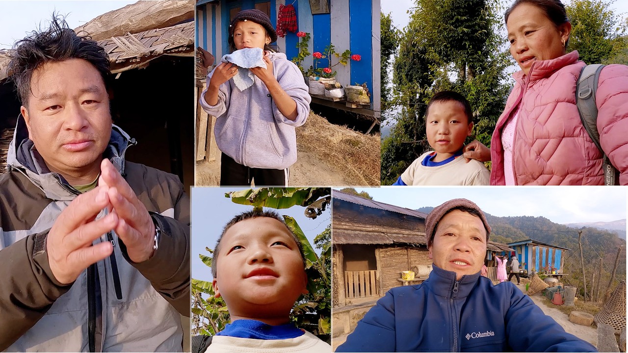 sarmila is retuning with children for their school || village family & education @bhumicooking