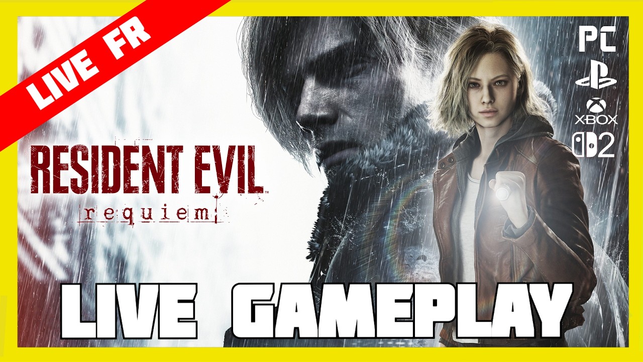 Live Resident Evil Requiem Difficulté Démentiel !