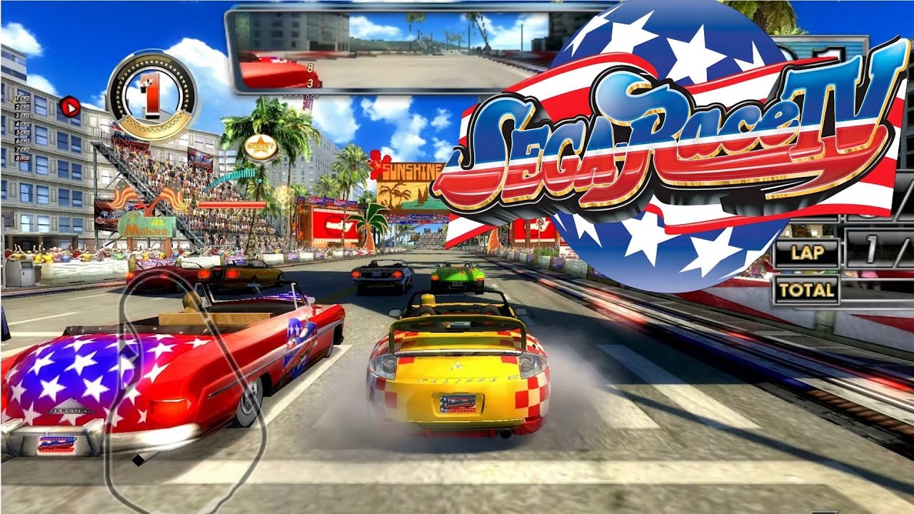 SEGA RACE TV ARCADE (SEGA LINDBERGH) GAMEPLAY FIX 1080P GAME LOADER ALL RH