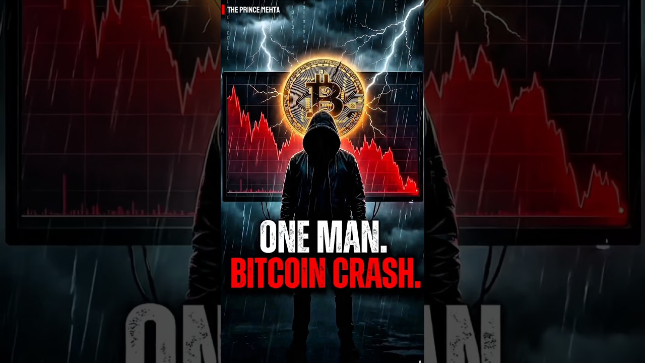 ek aadmi Bitcoin crash kar sakta hai 😳 