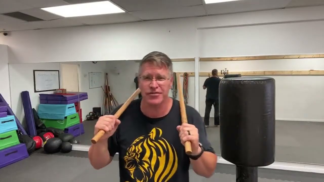 Learn the basics of self defense using a short stick 