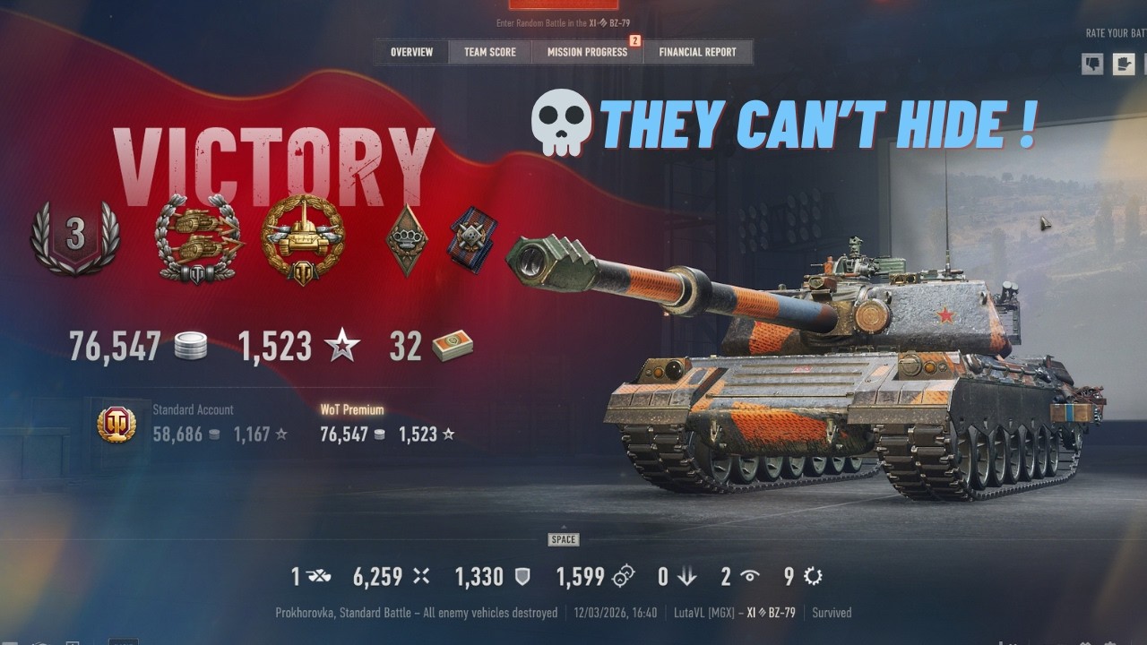 Tier XI BZ-79 is a MONSTER | Enemies Couldn't Hide on Prokhorovka | WoT
