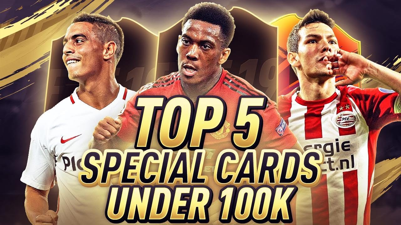TOP 5 BEST SPECIAL CARDS UNDER 100K IN FIFA 19 ULTIMATE TEAM!