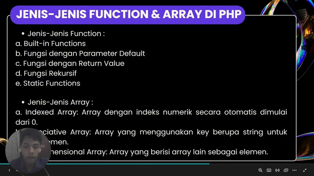 function dan array