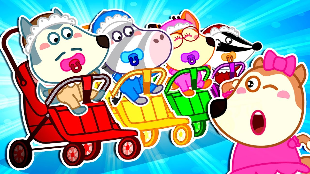 👶 Pais Como Bebês | História Divertida para Crianças 👀 Wolfoo Desafio Divertido
