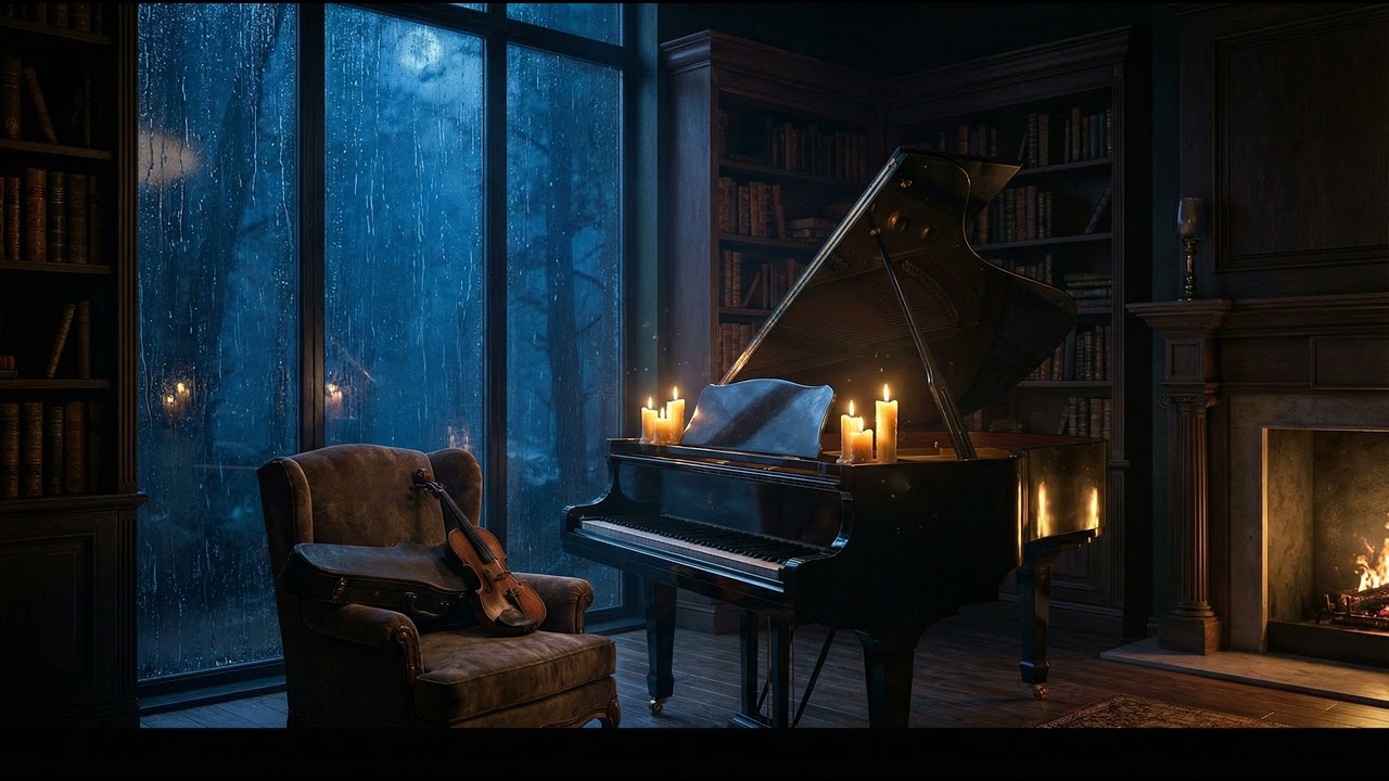 Sad Piano Music • Emotional Violin Instrumental for Deep Sleep