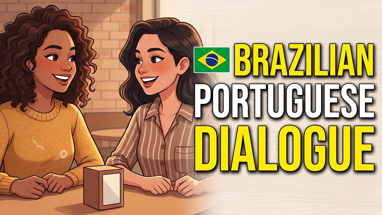Brazilian Portuguese Dialogue | Intermediate Conversation Practice A2/B1