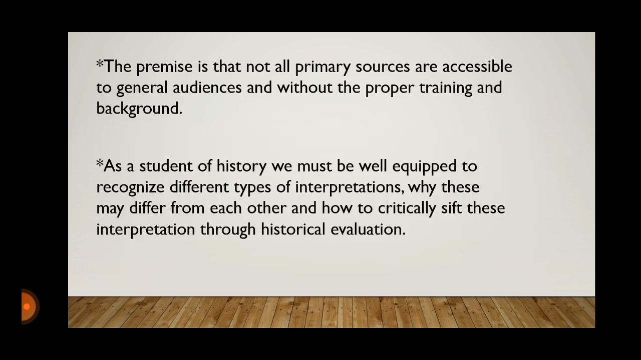 Making sense of the past: Historical interpretation