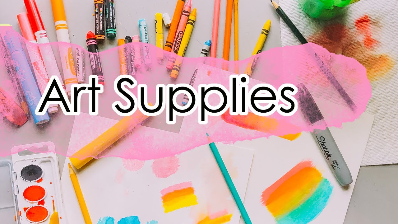 How to use different art supplies at home
