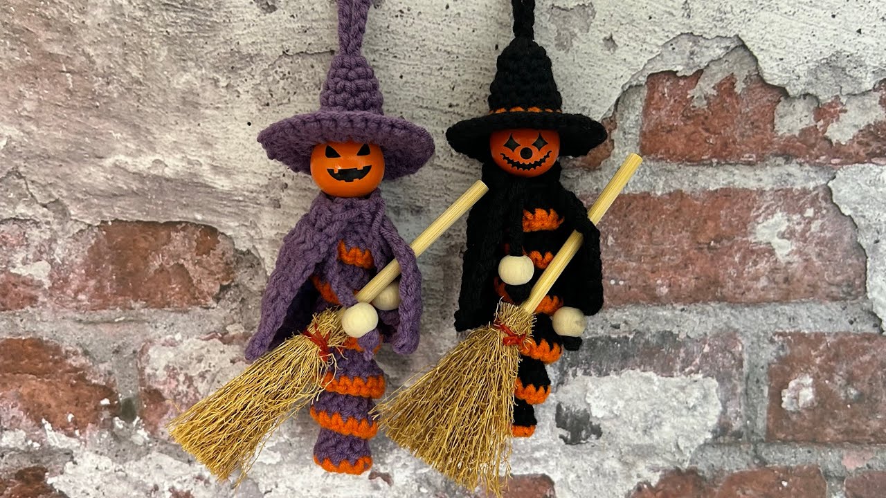 Make a CUTE Doll Keychain in Minutes Easy Halloween Crochet Tutorial