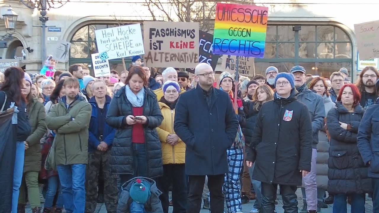 Zwickau demonstriert gegen rechts