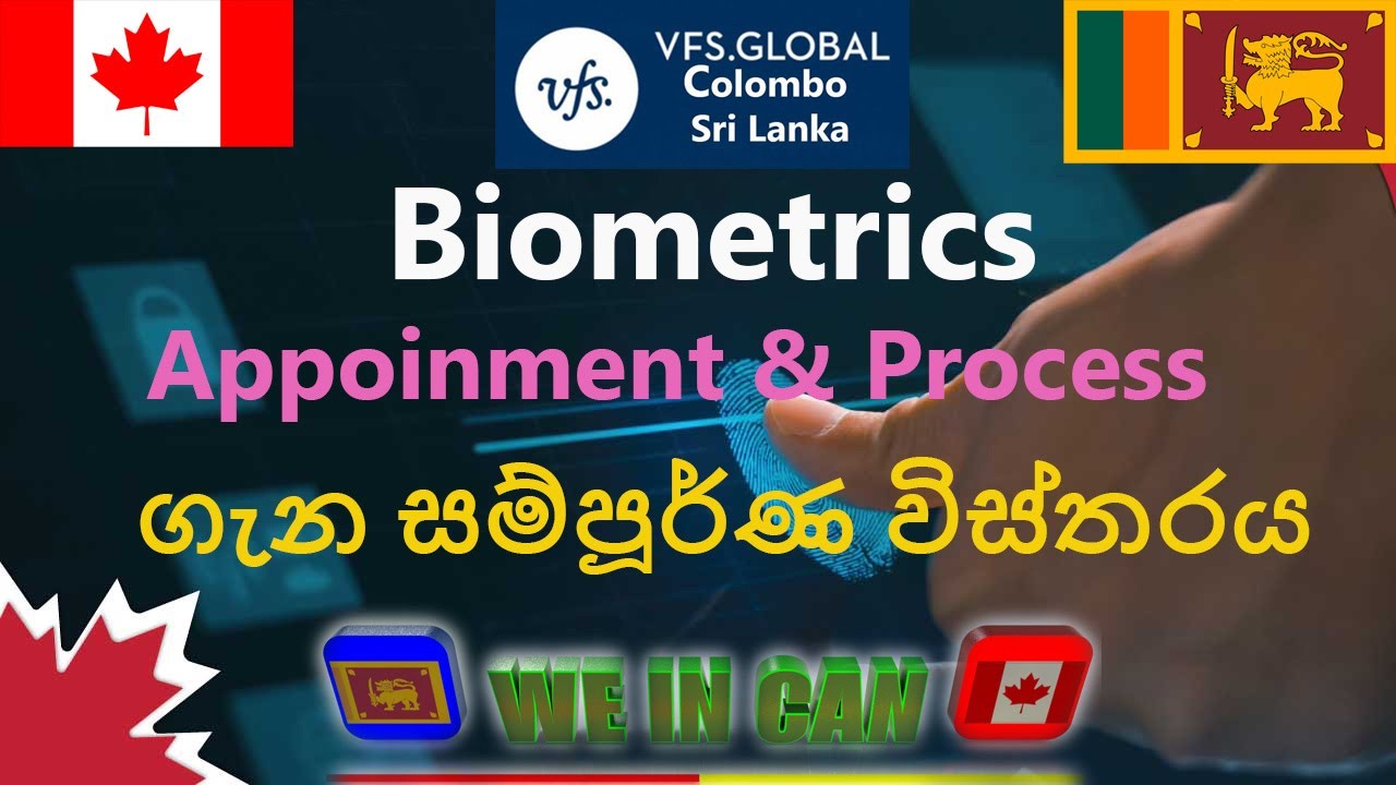 Canada Visa Biometrics Process in Colombo | Biometrics Process එක මුල සිට සරලව