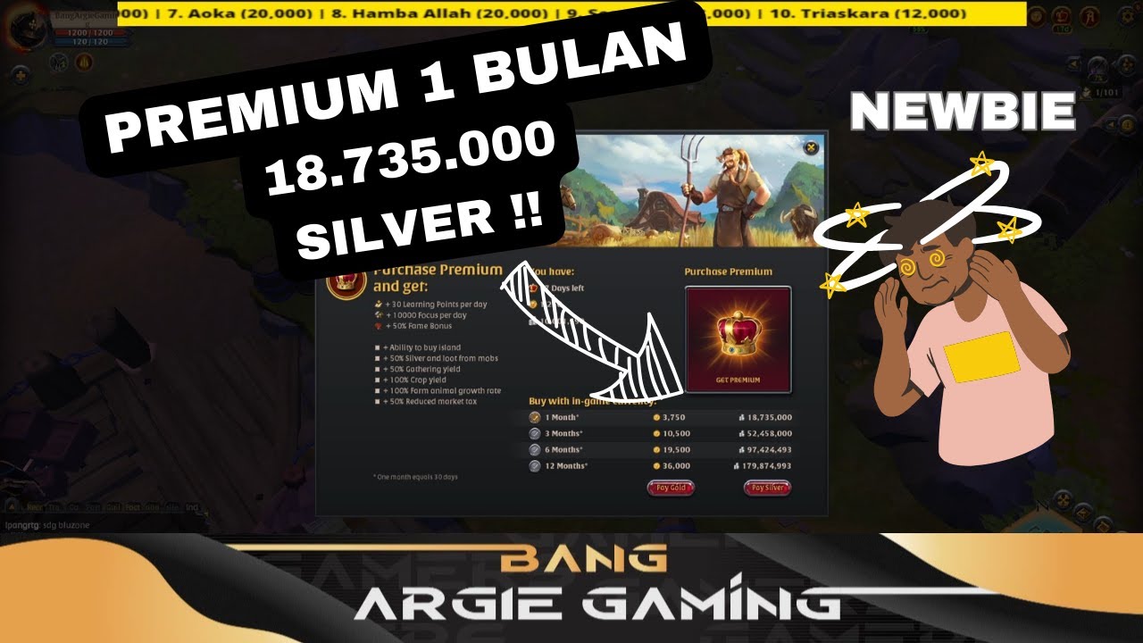 PREMIUM SERVICE MAU 19M / BULAN ! 3 TIPS UNTUK NEWBIE MENDAPATKAN PREMIUM SERVICE 1 BULAN PERTAMA !