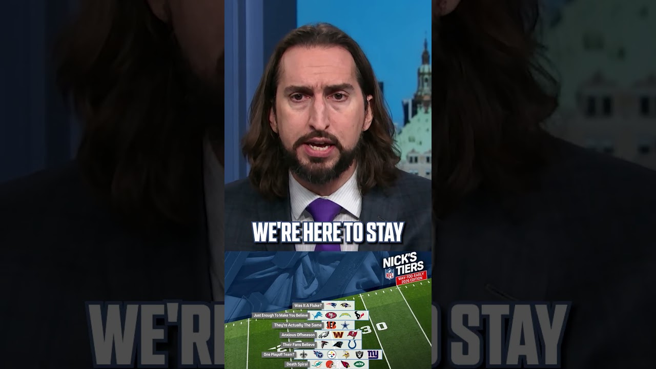 Nick unveils The Committee's &trade;️ Way-Too-Early 2026 Tiers 👀@FirstThingsFirst