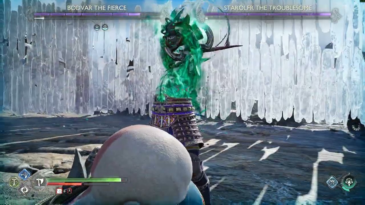 God of War Ragnarok - Part 67 - BODVAR THE FIERCE & STAROLFR THE TROUBLESOME  Boss Fight