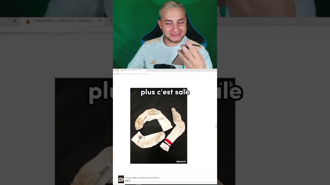 Chaussettes sales 😅🫠 #leboncoin