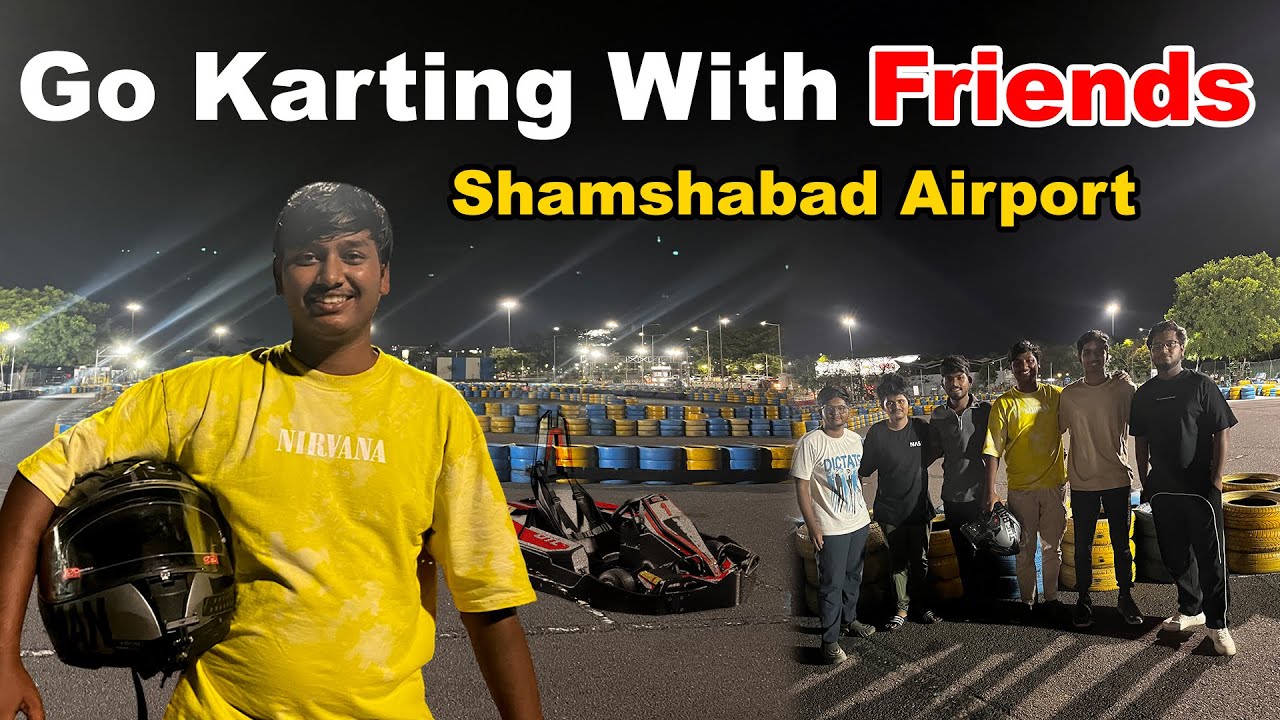 Midnight Go-Karting Madness at Hyderabad Airport! 🏎️ | Kartainment Shamshabad Adventure