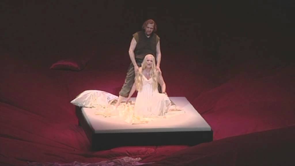 Catherine Naglestad and Lance Ryan singing the final duet from SIEGFRIED